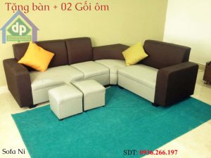 Thanh lý sofa góc ghi nâu đất mới 100% tại Nội thất Duy Phát Thanh lý sofa góc ghi nâu đất mới 100% tại Nội thất Duy Phát 1