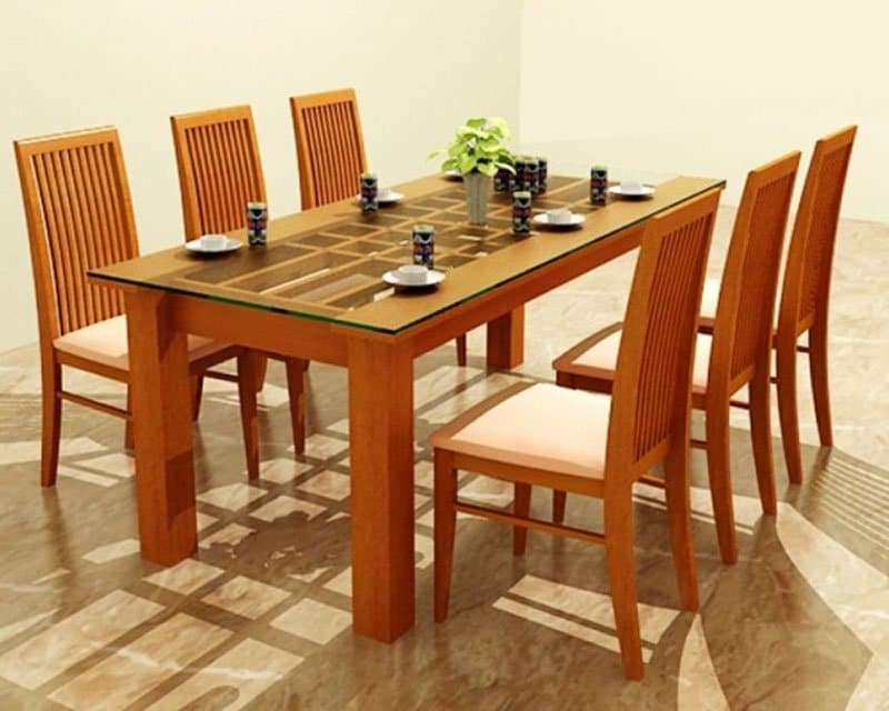 Bộ bàn ăn gỗ xoan đào 4 ghế, 6 ghế được ưa chuộng nhất