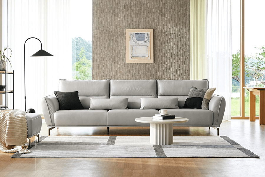 Bộ sofa văng màu sắc tối giản